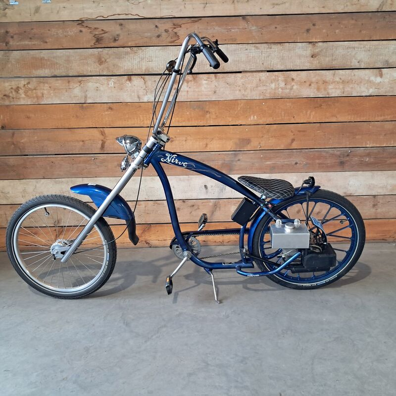 Fiets met hulpmotor / Snorbrommer, Nirve, Switchblade 199, Blauw, 2004 – foto 2 – kavel bij Onlineveilingmeester, Heerenveen