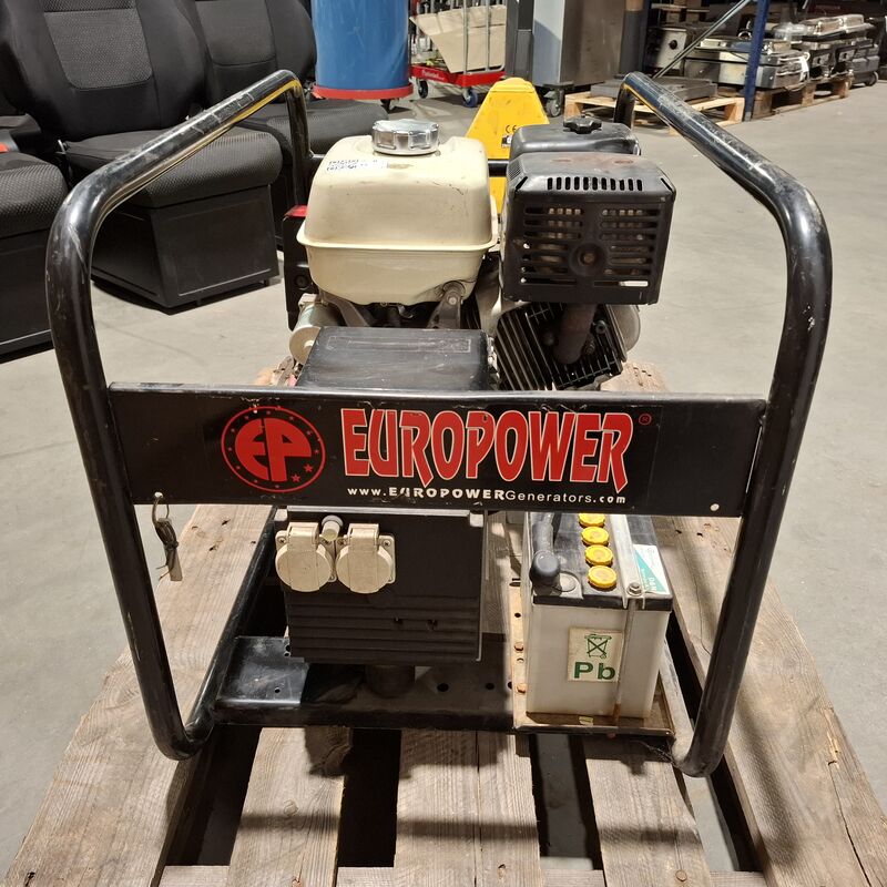Aggregaat, Europower Generators, EP6000E, 2014 – foto 3 – kavel bij Onlineveilingmeester, Heerenveen