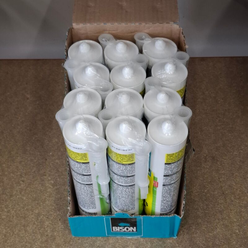 Ca. 12x Acrylaat kit, Bison, 300 ml, Wit – foto 4 – kavel bij Onlineveilingmeester, Raalte