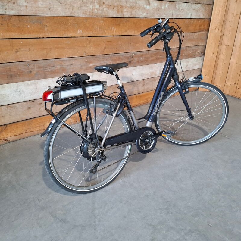 Elektrische damesfiets, Koga, E-Deluxe, Blauw – foto 3 – kavel bij Onlineveilingmeester, Heerenveen