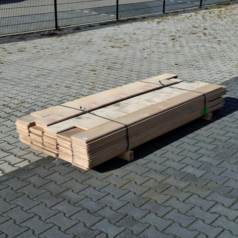 Parketvloer, Eiken | 25.7 m² – kavel bij Onlineveilingmeester, Raalte