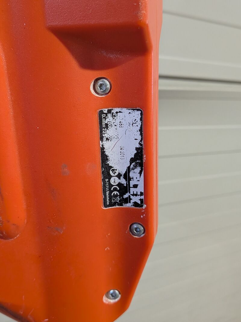 Wand-/plafondschuurmachine 225mm 230V~, Flex Powertools, WSE500, 2013 – foto 5 – kavel bij Onlineveilingmeester, Heerenveen