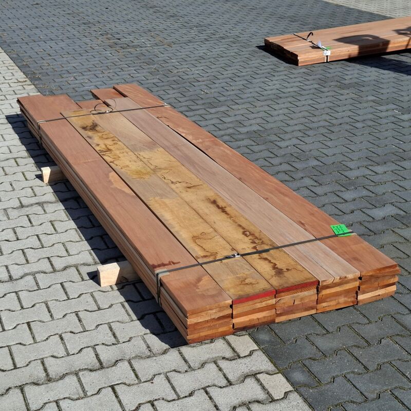 Ca. 34x Vlonder/gevel plank, Tropisch hardhout | 21x185 mm – foto 5 – kavel bij Onlineveilingmeester, Raalte