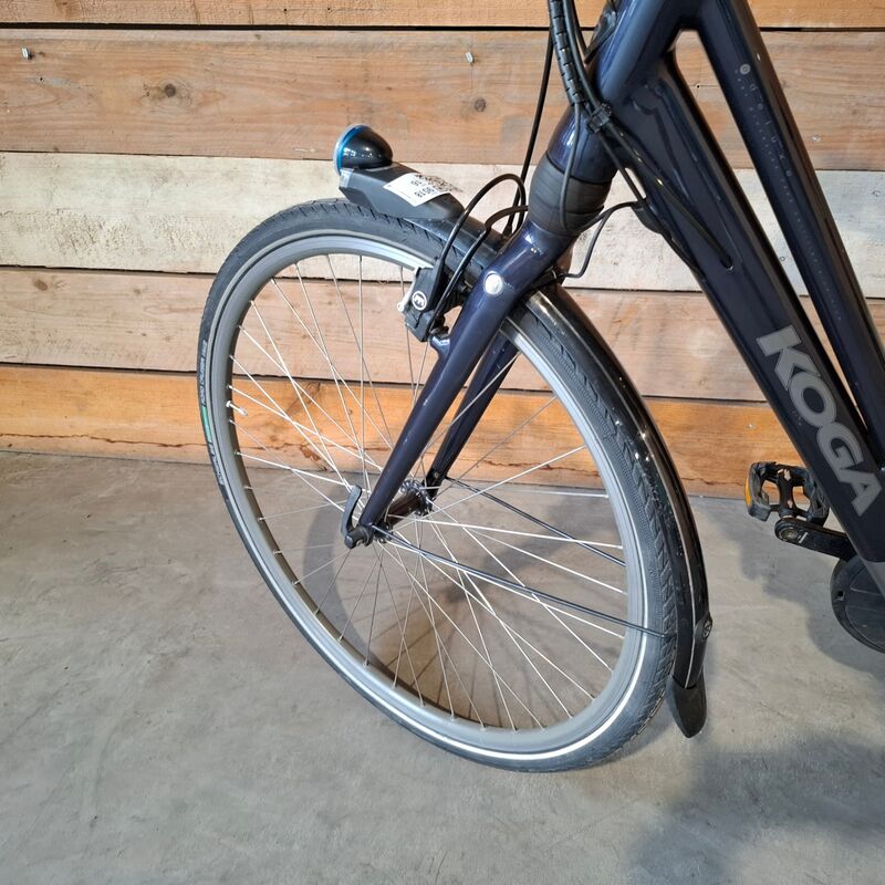 Elektrische damesfiets, Koga, E-Deluxe, Blauw – foto 10 – kavel bij Onlineveilingmeester, Heerenveen