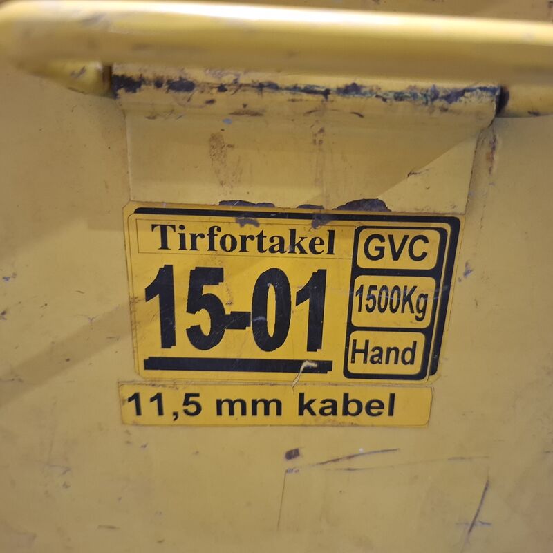 Staalkabellier/takel, Wadra Seilzug, 15-01, 1995 – foto 5 – kavel bij Onlineveilingmeester, Heerenveen