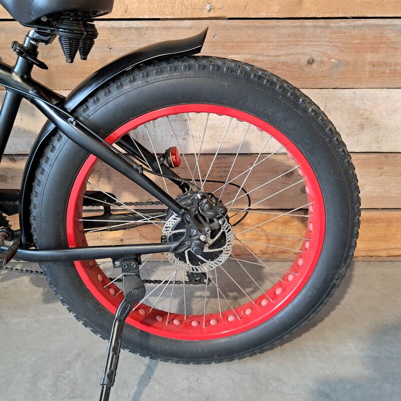 Retro elektrische fatbike, Zwart – foto 4 – kavel bij Onlineveilingmeester, Heerenveen