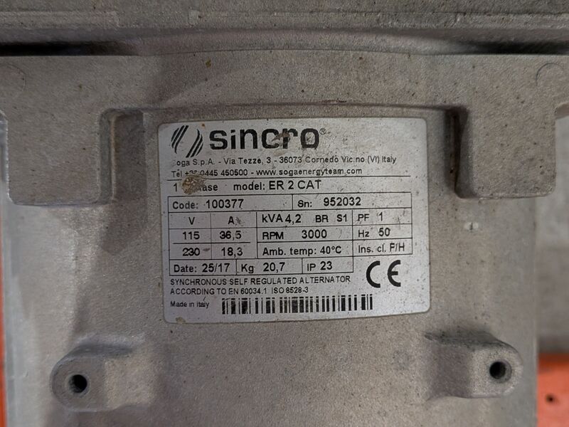 Aggregaat benzine 3,6kVA 2x230V RA, E-power, EP4100, 2017 – foto 4 – kavel bij Onlineveilingmeester, Heerenveen