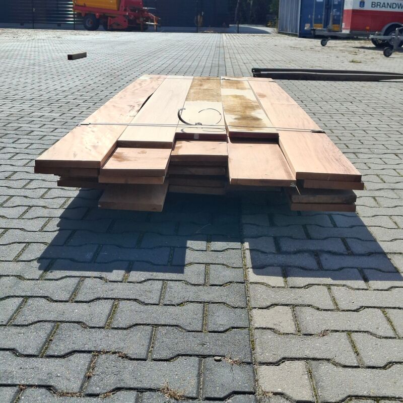 Ca. 34x Vlonder/gevel plank, Tropisch hardhout | 21x185 mm – foto 3 – kavel bij Onlineveilingmeester, Raalte