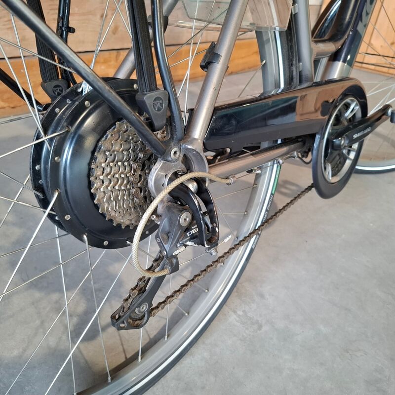 Elektrische damesfiets, Koga, E-Deluxe, Blauw – foto 5 – kavel bij Onlineveilingmeester, Heerenveen