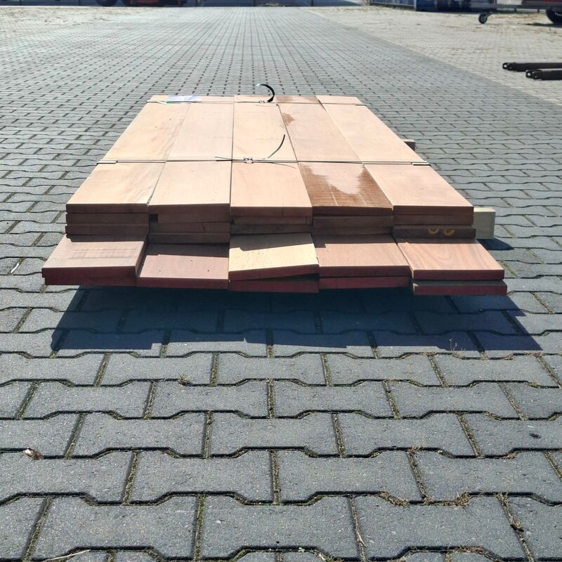 Ca. 25x Vlonder/gevel plank, Tropisch hardhout | 21x185 mm – foto 3 – kavel bij Onlineveilingmeester, Raalte