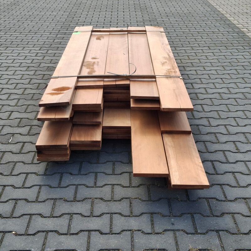Ca. 46x Vlonder/gevel plank, Tropisch hardhout | 21x185 mm – foto 3 – kavel bij Onlineveilingmeester, Raalte
