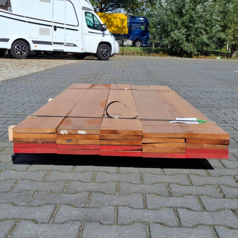 Ca. 25x Vlonder/gevel plank, Tropisch hardhout | 21x185 mm – foto 4 – kavel bij Onlineveilingmeester, Raalte