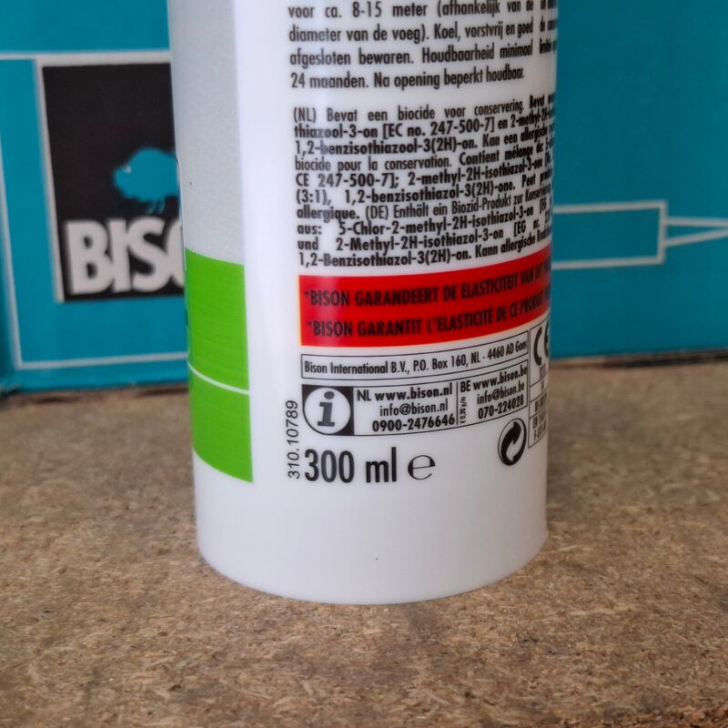 Ca. 12x Acrylaat kit / schilderskit, Bison, 300 ml, Wit – foto 3 – kavel bij Onlineveilingmeester, Raalte