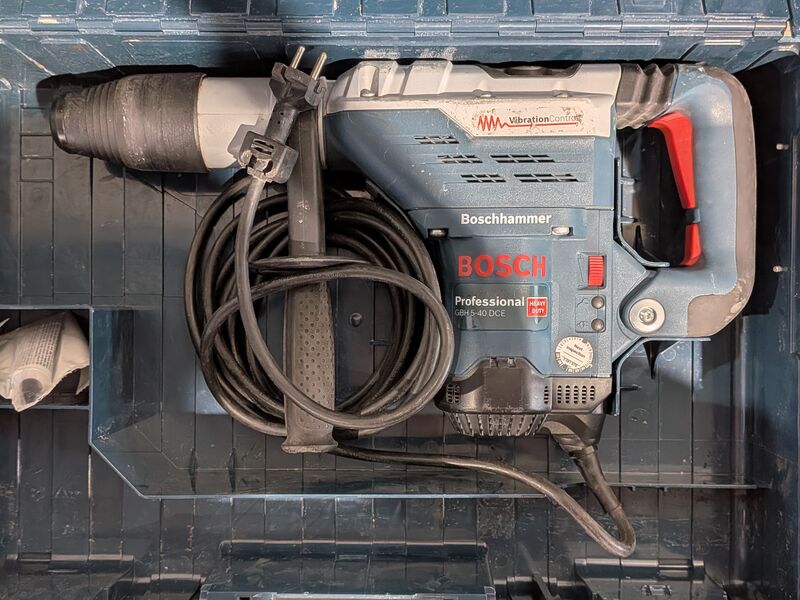 Boorhamer 6kg 230V SDS-max ~, Bosch, GBH 5-40 DCE, 2021 – foto 2 – kavel bij Onlineveilingmeester, Heerenveen
