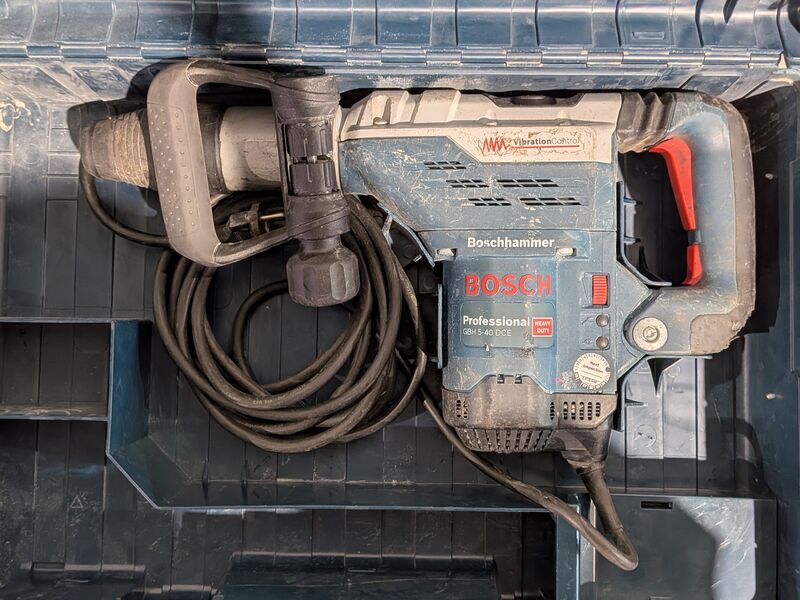 Boorhamer 6kg 230V SDS-max ~, Bosch, GBH 5-40 DCE, 2021 – foto 2 – kavel bij Onlineveilingmeester, Heerenveen