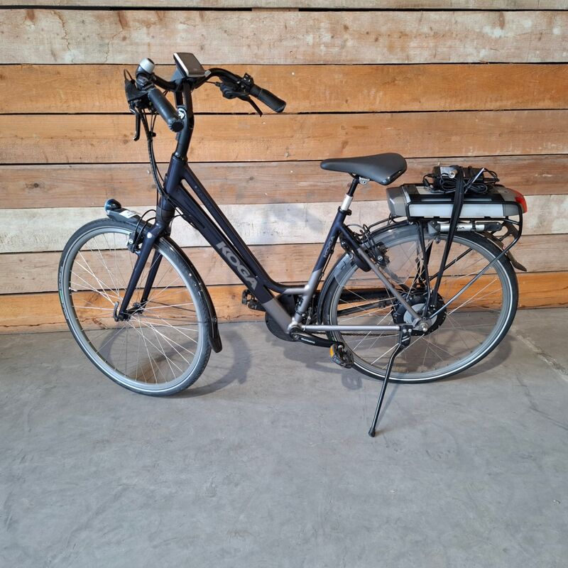 Elektrische damesfiets, Koga, E-Deluxe, Blauw – foto 6 – kavel bij Onlineveilingmeester, Heerenveen