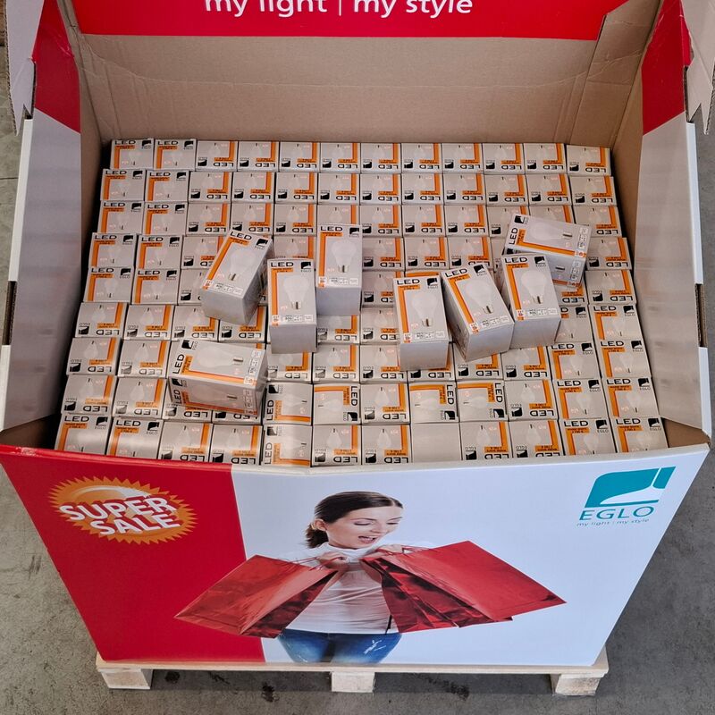 Ca. 250x Lichtbron, Eglo, E27 | 2700K | 806 Lumen, Warm wit – foto 5 – kavel bij Onlineveilingmeester, Raalte