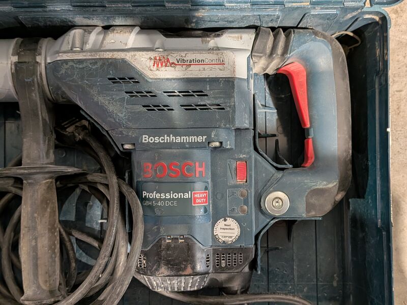 Boorhamer 6kg 230V SDS-max ~, Bosch, GBH 5-40 DCE, 2020 – foto 3 – kavel bij Onlineveilingmeester, Heerenveen