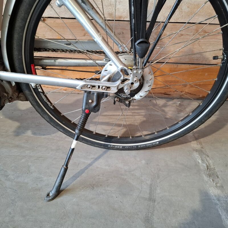 Elektrische damesfiets, Flyer, C5, Grijs / Chroom – foto 7 – kavel bij Onlineveilingmeester, Heerenveen