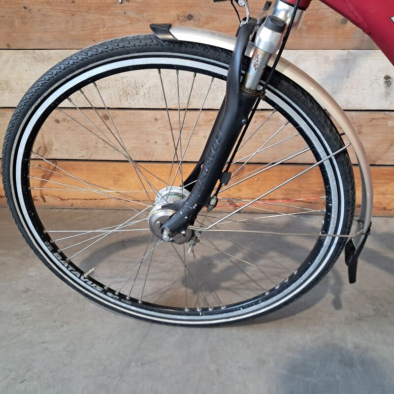 Damesfiets, Batavus, Mambo Spirit, Rood – foto 3 – kavel bij Onlineveilingmeester, Heerenveen