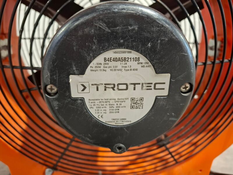 Industrieventilator 4.500m³/uur 230V Trotec, TTV 4500, bouwjaar 2016 – foto 4 – kavel bij Onlineveilingmeester, Heerenveen