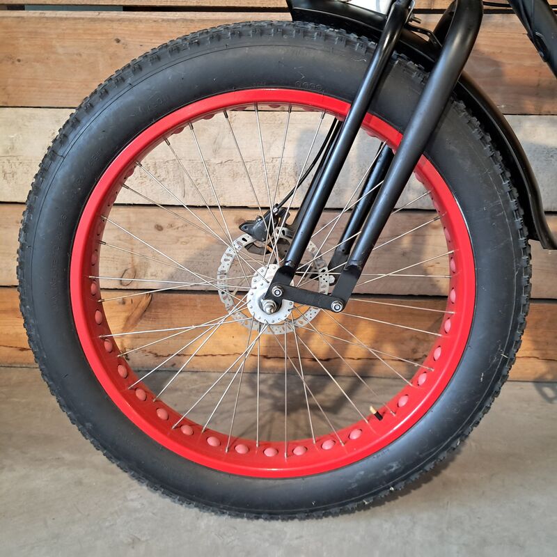Retro elektrische fatbike, Zwart – foto 3 – kavel bij Onlineveilingmeester, Heerenveen