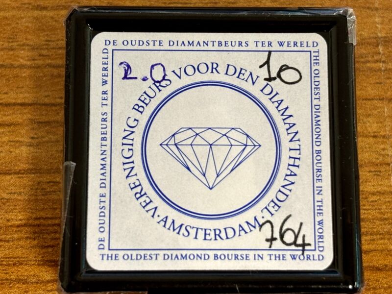 Diamant - 2.00 carat natuurlijke diamant – foto 2 – kavel bij Onlineveilingmeester