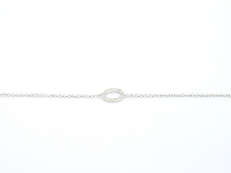 Witgouden armband met diamant – foto 3 – kavel bij Onlineveilingmeester