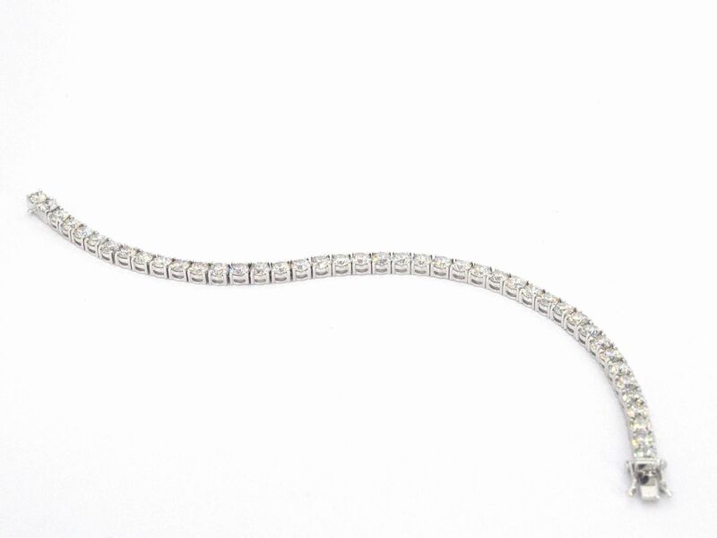 Armband met briljant geslepen diamanten 11.00 carat – foto 5 – kavel bij Onlineveilingmeester