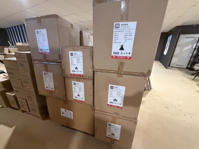 Pallet met assorti verlichting, 26 stuks Label51