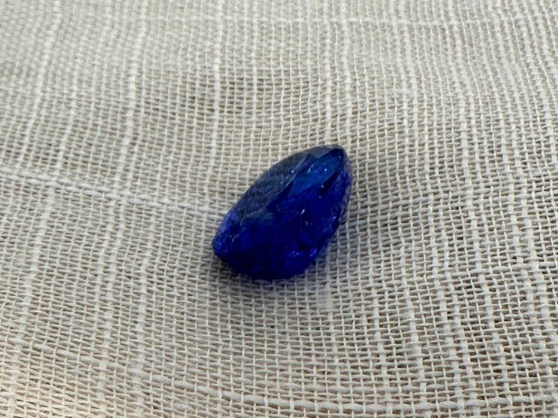 Tanzaniet - 6.90 carat natuurlijke Tanzaniet (gecertificeerd)