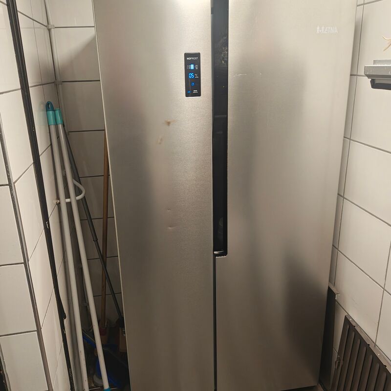 Koelvries combinatie, Etna, AKV-578RVS