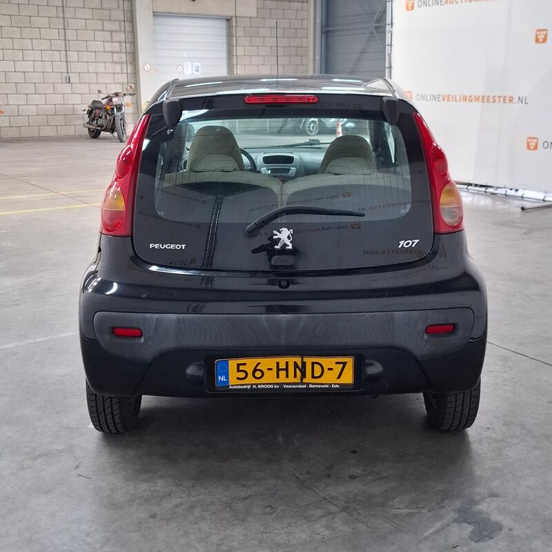 Personenauto, Peugeot, 107, 1.0-12V XS, 2009 – foto 5 – kavel bij Domeinen Roerende Zaken, Soesterberg