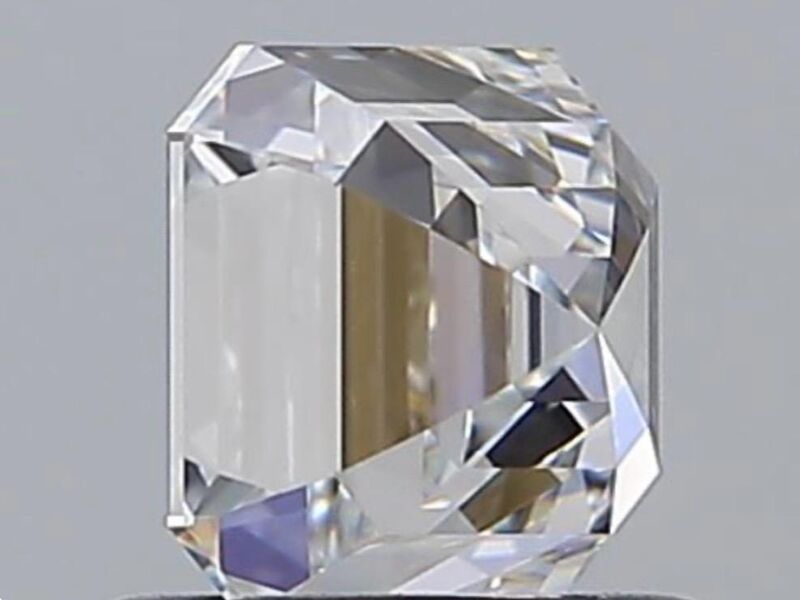 Diamant - 1.01 carat Square emerald geslepen (GIA gecertificeerd), hoogste kwaliteit (D, zuiver) – foto 4 – kavel bij Onlineveilingmeester