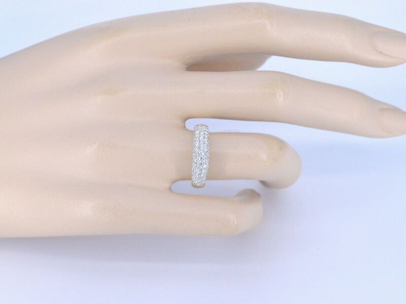 Gouden pave ring met diamanten 0.90 carat – foto 3 – kavel bij Onlineveilingmeester