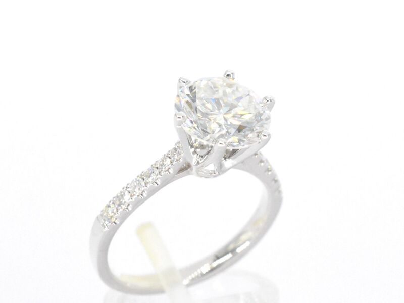 Witgouden ring met een diamant van 3.00 carat – foto 4 – kavel bij Onlineveilingmeester