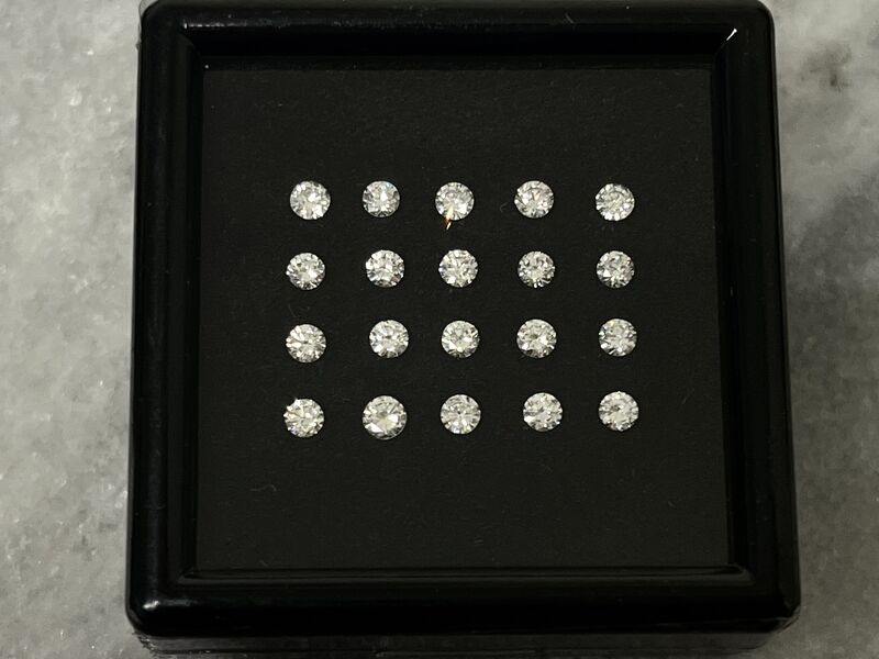 Diamant - 1.02 carat natuurlijke diamant