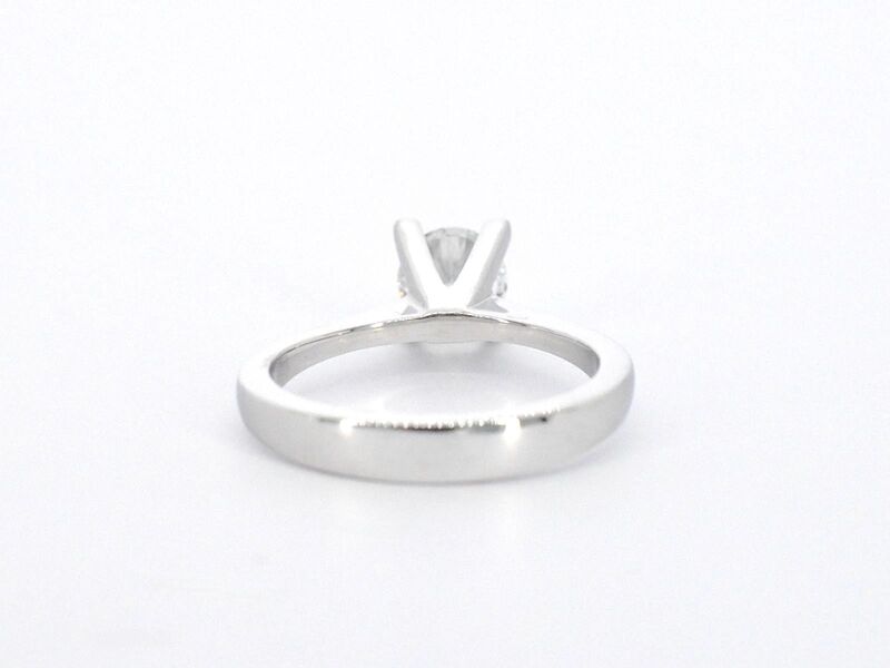 Witgouden solitair ring met diamant – foto 7 – kavel bij Onlineveilingmeester