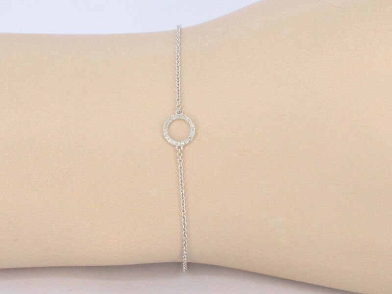 Witgouden armband met diamant – foto 2 – kavel bij Onlineveilingmeester