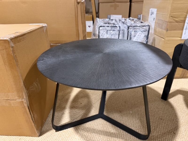 Salontafel rond Label51, zwart – foto 2 – kavel bij Onlineveilingmeester, Joure