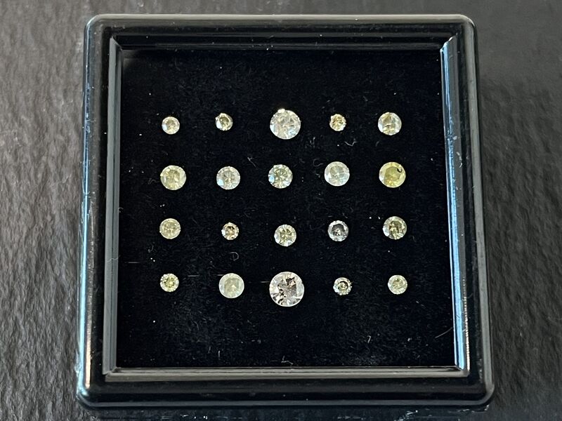 Diamant - 1.03 carat natuurlijke briljant geslepen diamant – kavel bij Onlineveilingmeester