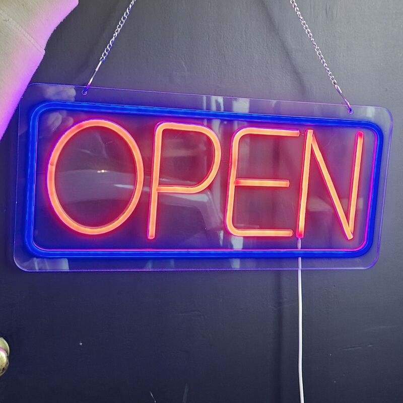 2x Ledverlichting "open", kunststof