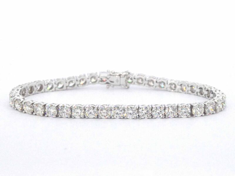 Armband met briljant geslepen diamanten 11.00 carat – kavel bij Onlineveilingmeester