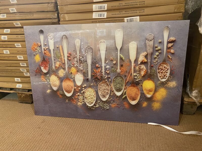 Schilderij gehard glas Spices