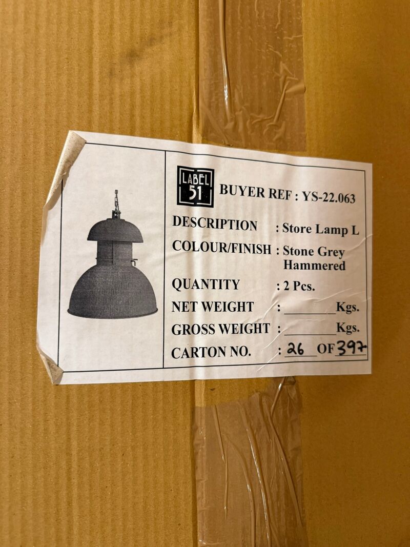 Hanglamp Label51, stone grey
