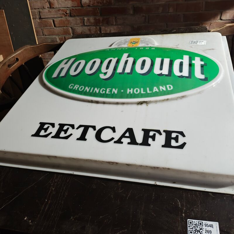Reclame bord Hooghoudt