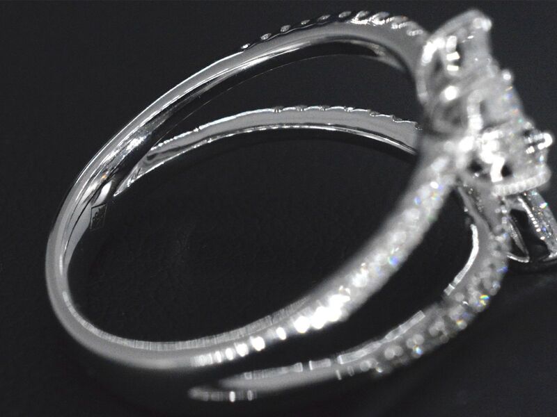 Witgouden ring met diamanten 1.30 carat – foto 8 – kavel bij Onlineveilingmeester