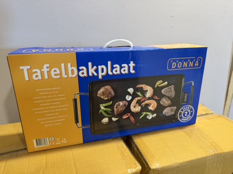 Tafel bakplaat Gourmet Prima Donna, zwart