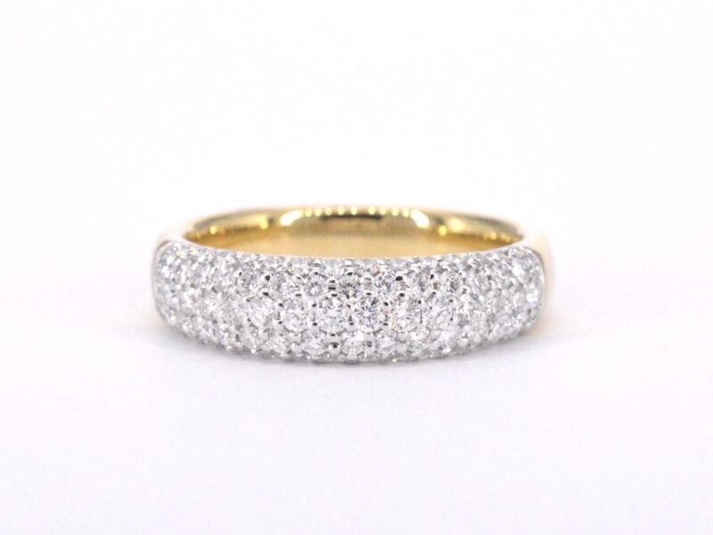 Gouden pave ring met diamanten 0.90 carat – foto 6 – kavel bij Onlineveilingmeester
