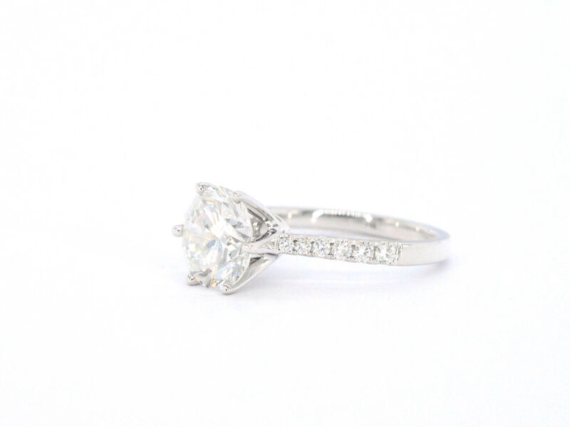 Witgouden ring met een diamant van 3.00 carat – foto 8 – kavel bij Onlineveilingmeester